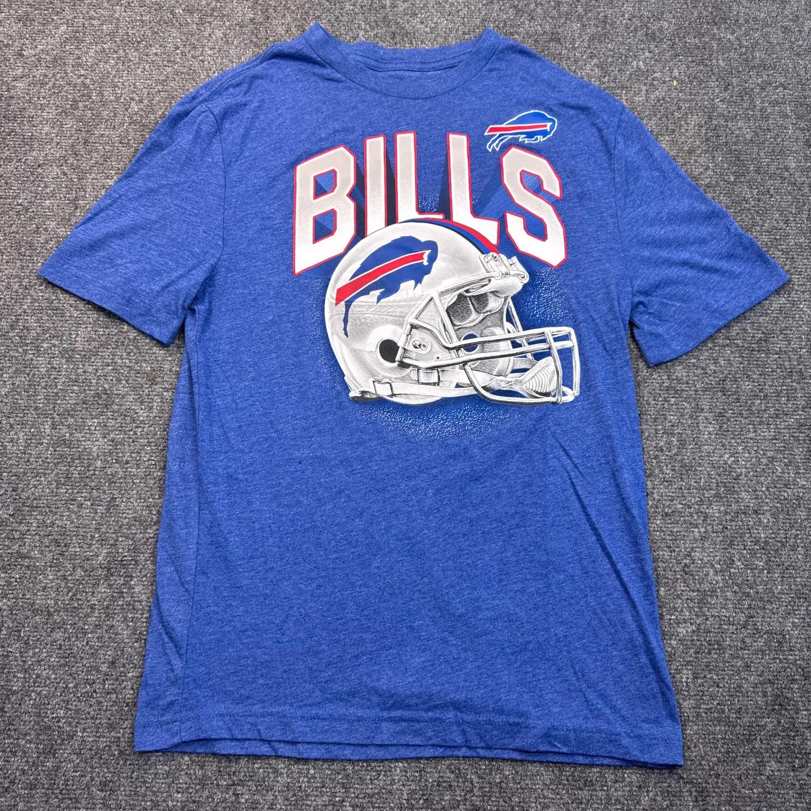 

Fanatics Buffalo Bills T Shirt Adult Size Small Vintage Retro Style NFL Tee S