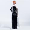 DIY Toy Elegant Black Dress Fashion Doll Party Dresses  For 30cm Doll/for 1/6 BJD Dolls