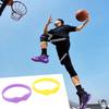 2pcs Patella Knee Strap Silicone Tendon Support Breathable Soft Knee Brace Support Belt for Basketball Yellow Purple