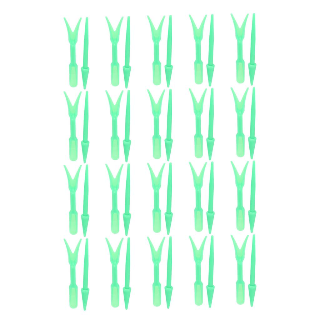 20Sets Small Seed Planter Strong Practicality Small Portable Comfortable to Use Seedling Remover for Vegetable
