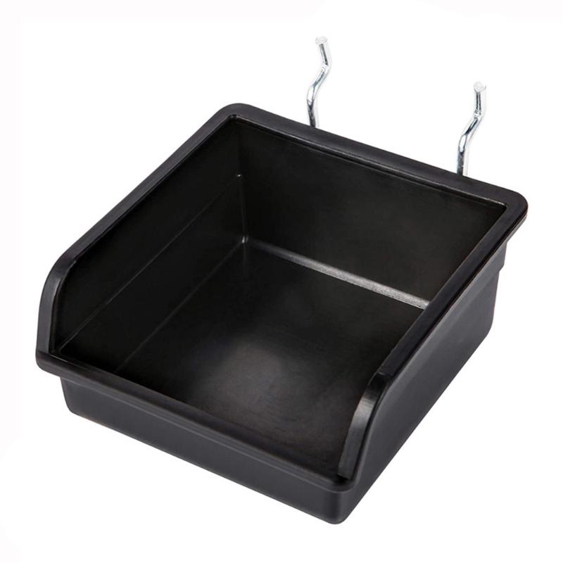 Efficient Pegboard Storage Bins with Hook and Labels Practical Peg Board Basket Effective Hardware Storage Solution