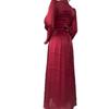Middle East Arabian Women's Spring New Fashion Temperament Mercerized Skinny Tassel Pendulum Dress