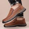 Men's shoes Outdoor casual shoes Men's wear-resistant tooling leather shoes Non-slip sports hiking shoes Men's