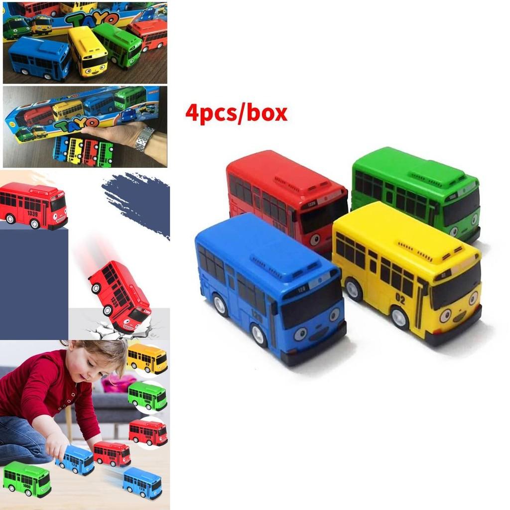High-quality Mini Bus In Nine Colors With Working Doors Educational Toy Set
