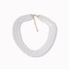 Bohemian fashion simple multi-layer imitation pearl necklace, small fragrance shows temperament versatile popular jewelry