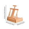 Tabletop Easel Oil Painting Box Accessories Art Supplies Drawing Storage