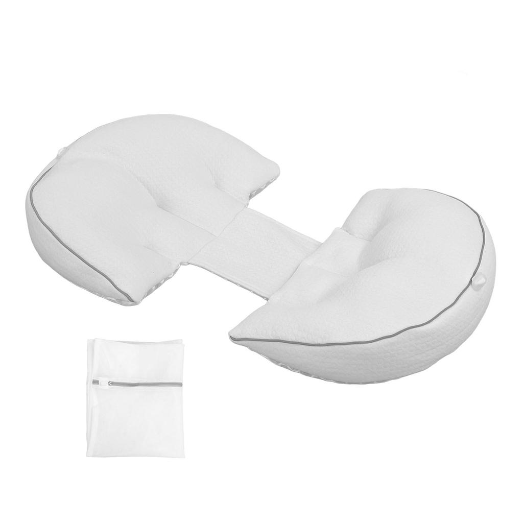 Seitenschläfer Schwangerschaftskissen Verstellbar Weich Atmungsaktiv Bequem Mutterschaftskörperkissen Stütze