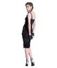 GREEDILOUS Black Shirred Dress