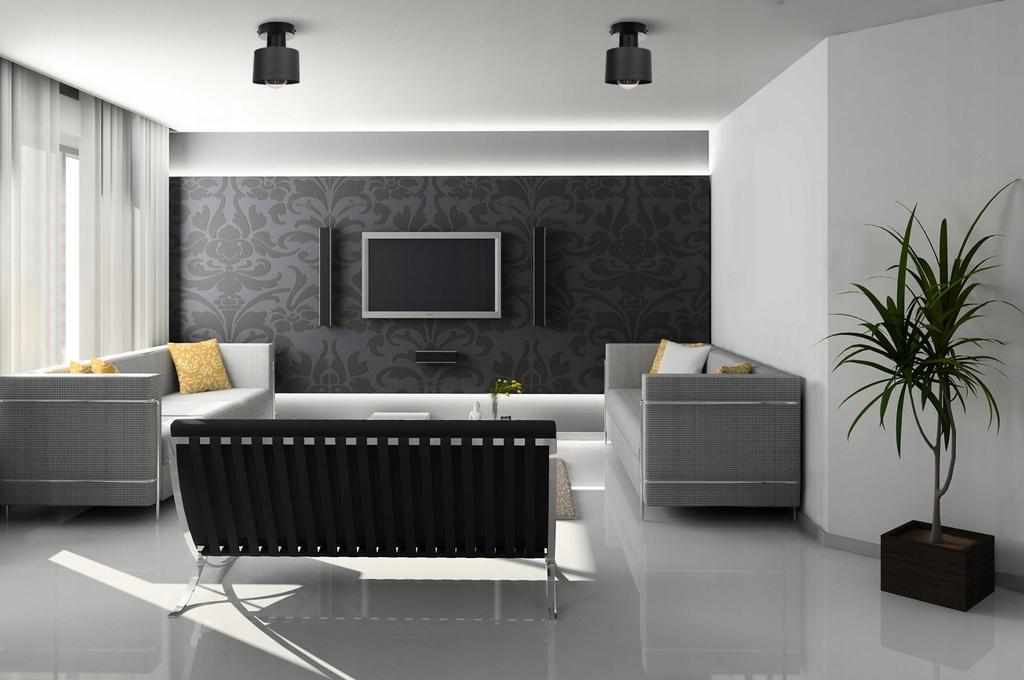 MODERN ELEGANT METAL LED CEILING LAMP