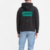 Levis Solid Logo Print Drawstring Hoodie Men Hoodies Black 38479-0061