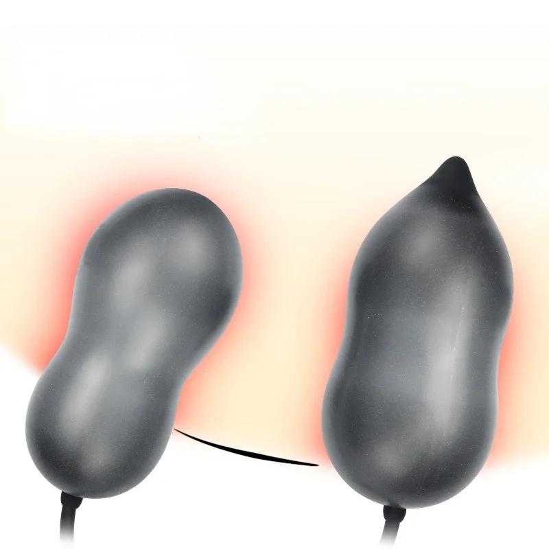 Nadmuchiwany Korek Analny Rozszerzane Dildo Pompka Korek do Pupy Dilator Analny Zabawka Seksualna Gej Masaż Prostaty Do Powiększania Anusa Pompką
