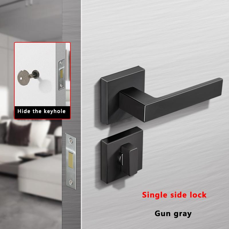 Invisible Door Lock Bedroom Single Side Secret Lock Chamber Door With Key Hidden Door Handle Background Wall Hidden Door Lock