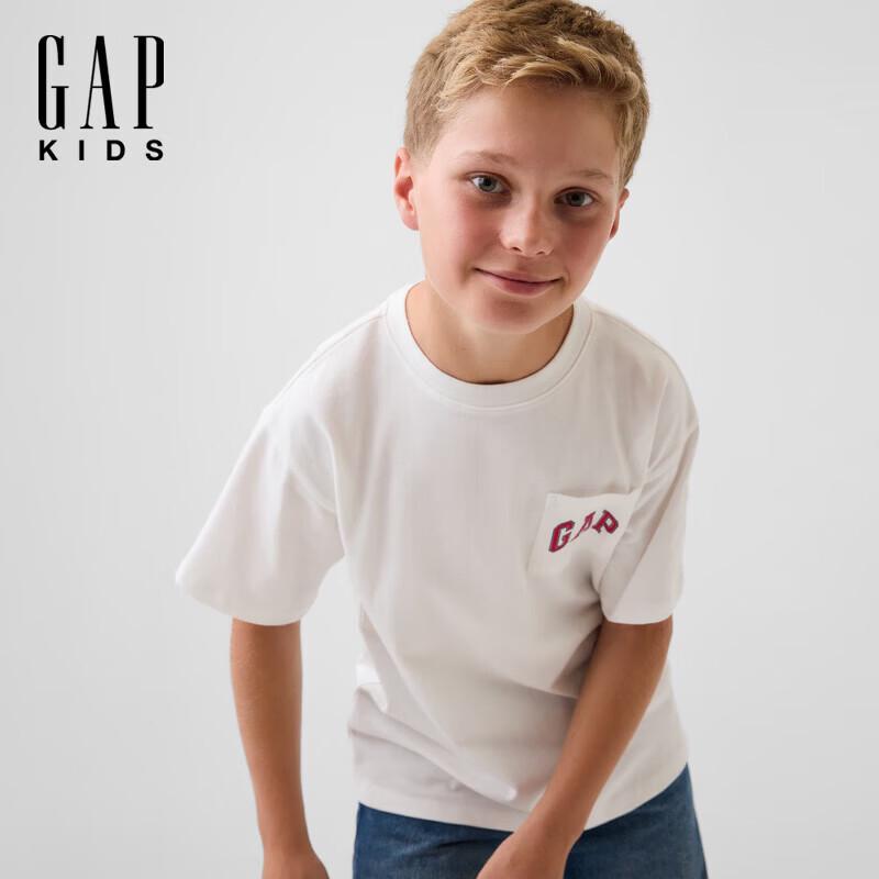 Gap Boys' Pure Cotton Printed Short Sleeve T-shirt