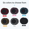 2PCS Car Coaster Water Cup Slot Decoration For Toyota GR Gazoo Racing RAV4 Corolla Camry C-HR Anti Slip Mats Accessories
