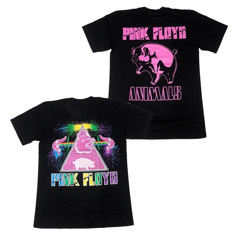 

Pink Floyd Print Tshirt Unisex Women Cotton Hip Hop Oversized Tshirt Short Sleeve T Shirt Streetwear Tops Tee Loose Comfortable 2XL