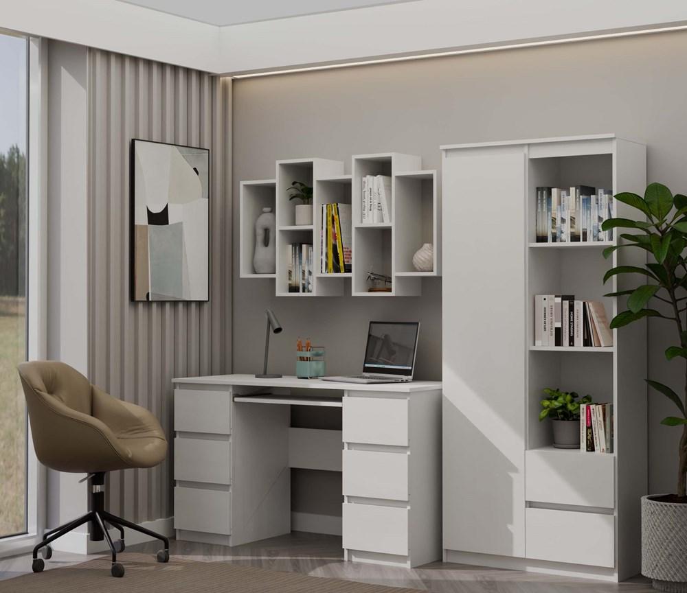 Bilbao 7.0 Wall-Mounted Shelves, Matte White