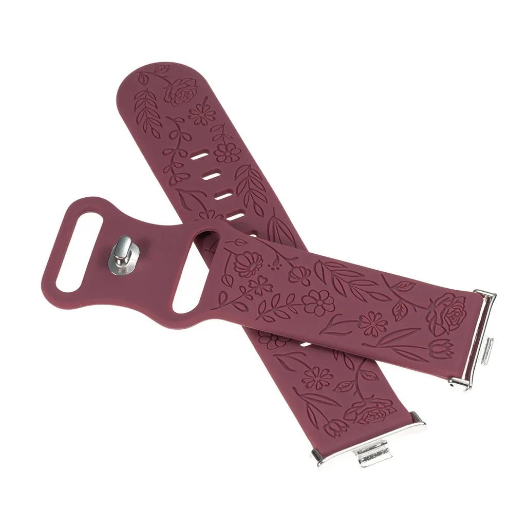 New Carving Strap for Redmi Watch 4 Magnetic Silicone Band for Xiaomi Mi Band 8 Pro 9 Pro Smartwatch Bracelet Accessories Correa