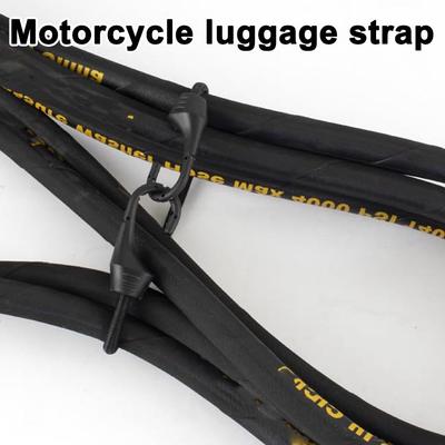 Corda Elástica para Bagagem Correia de Bagagem para Motocicleta Corda Elástica com Fivela Fixa Universal para Equipamento de Capacete Rede de Bagagem Protetora Retrátil