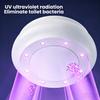 Toilet UV Cleaner with 8 UV-C LEDs Toilet Sterilization Lamp Automatic UV Toilet Light Toilet Hygiene UV Device for Home Closet Bathroom Hotel Room