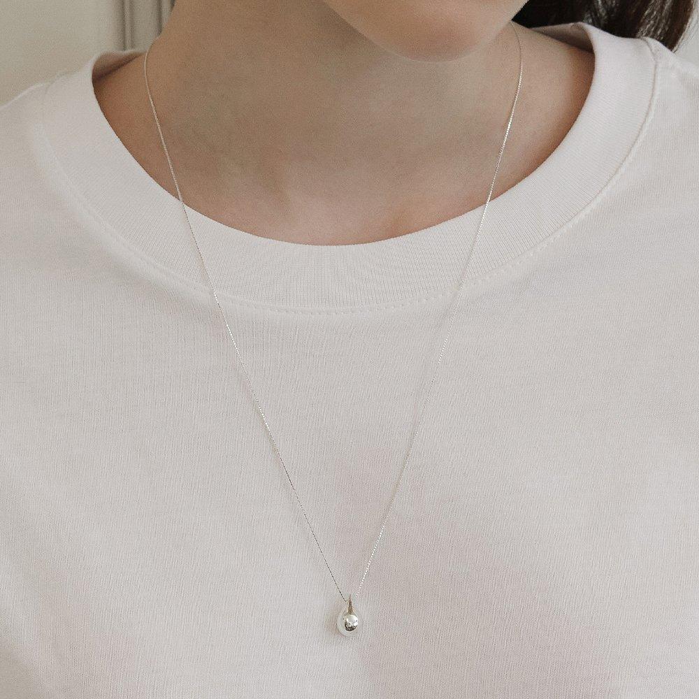 (92.5 Silver) Alice Drop Long Necklace Nz2434