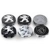 2026 Hot Car Sticker 4PCS 60mm Car Wheel Center Hub Cap Emblemem Covers For Peugeot 407 508 2008 5008 307 308 3008 206 207 208 1