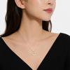 Women's Gancini Silver Necklace 760133 696659