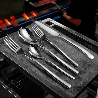 304 Stainless Steel Tableware French Knife, Fork and Spoon Set Hotel Western Food Thickened Steak Knife, Fork and Spoon