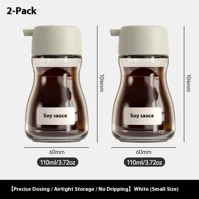 Gianxi Japanese Style Glass Oil Pot Desktop Seasoning Bottle Kitchen Household Glass Soy Sauce Seasoning Can Oil Pot