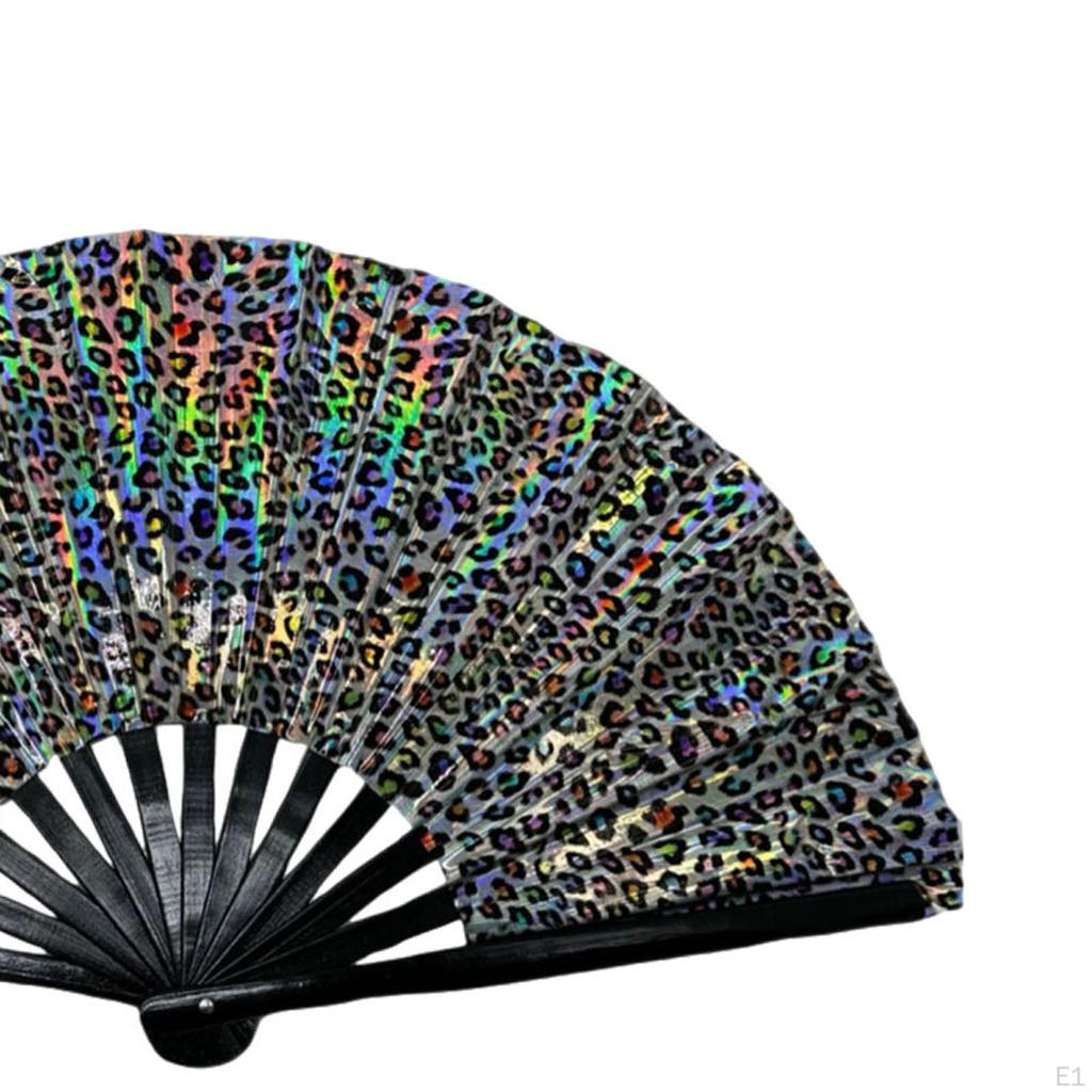 Line Dance Popping Fan Craft Hand for Party Supplies Theater Dancing Props