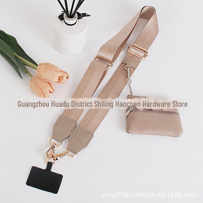 "Přeshraniční šňůrka na telefon se zipem a odnímatelným poutkem na zápěstí"