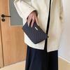 Fashion Handbag, Women's Solid Color Handbag, Simple and Versatile Style Makeup Bag