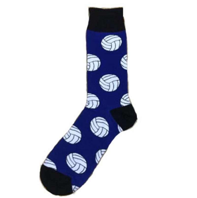 Chaussettes hautes en coton tendance pour hommes – Design peinture à l'huile automne/hiver