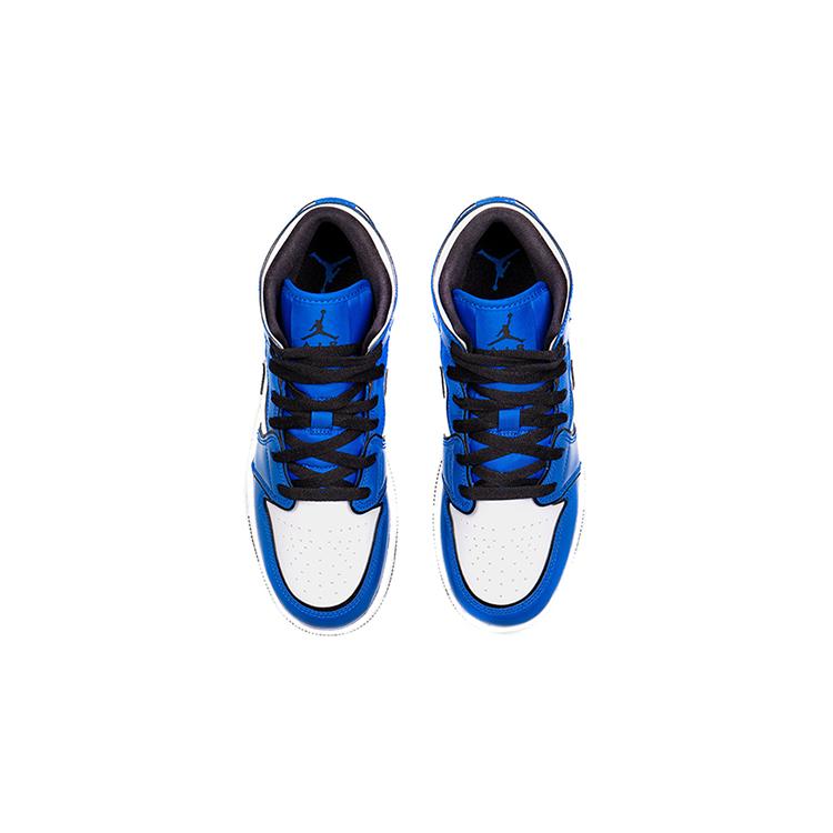 New Jordan 1 Mid Signal Blue GS BQ6931-402