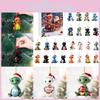 Christmas Countdown Advent Calendar With Cute Dragon Baby Ornaments For Holiday Decor
