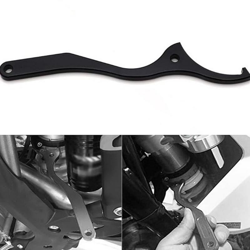 Motorcycle Shock Spanner Wrench Shock Absorber Removal Wrench Installation Tool Non-Slip Shock Wrench For Suspension System And