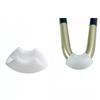 20Pcs/Lot Non-Slip Furniture Leg Pads Plastic Chair Leg Caps Sock Stool Anti-Front Tilt U-Shaped Tube Rear Pad 10Mm Pipe Clamp