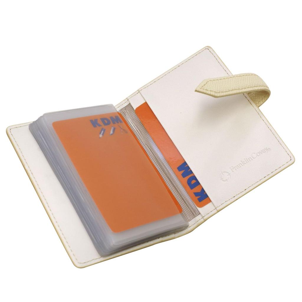 Franklin Planner Color Noblesse II Card Holder, Ivory, 63813