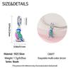 Charms Original Copper Greenfield Parrot Pendant Beads Fit Bracelet Diy Fine Gift Women Delicate Jewelry Accessory
