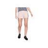 Solid Color Letter Logo Print Regular Shorts Women Shorts Pink 1344552-675