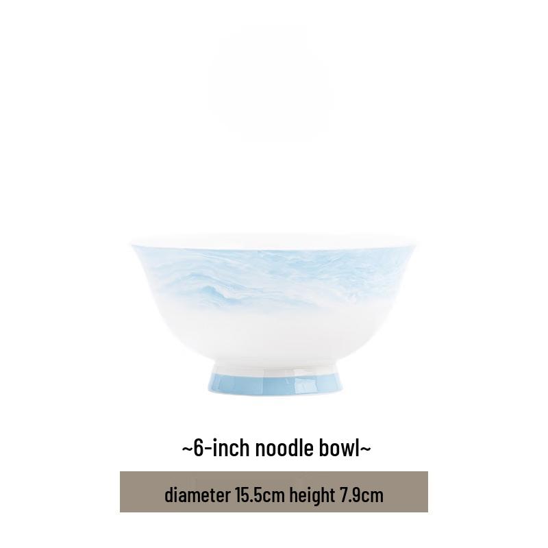 Jingdezhen Ceramic Nordic Style Dining Bowl