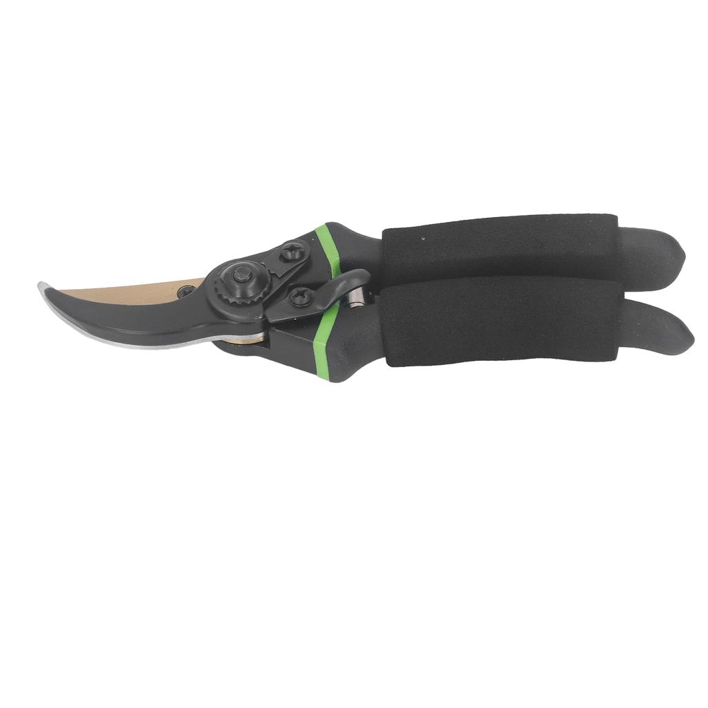 Pruning Shears Garden Professional Ti Tree Trimming Bypass Hand Pruner 8.6in Green with Sheath