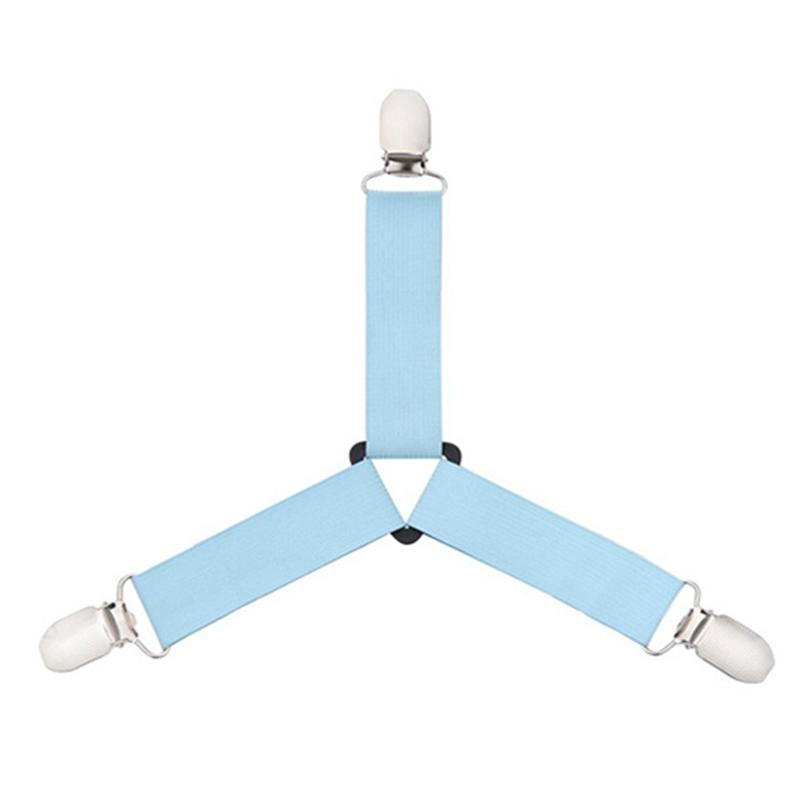 4pcs /Set Adjustable Sheet Suspenders Mattress Gripper Clips Triangle Bed Sheet Holders Fitted Sheet Clip For Bed Mattress Cover
