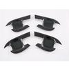 For Kia Mohave Borrego HM2 - Carbon Fiber Style Door Handle Bowl Cover Cup Cavity Trim ert Catch Molding Garnish