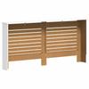 Radiator Covers 2 pcs White 172 * 19 * 81.5 cm MDF