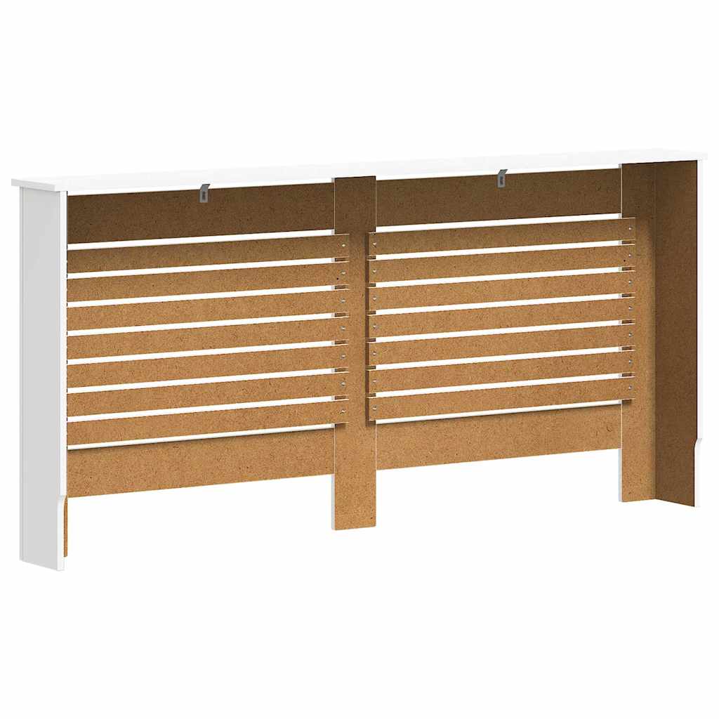 Radiator Covers 2 pcs White 172 * 19 * 81.5 cm MDF