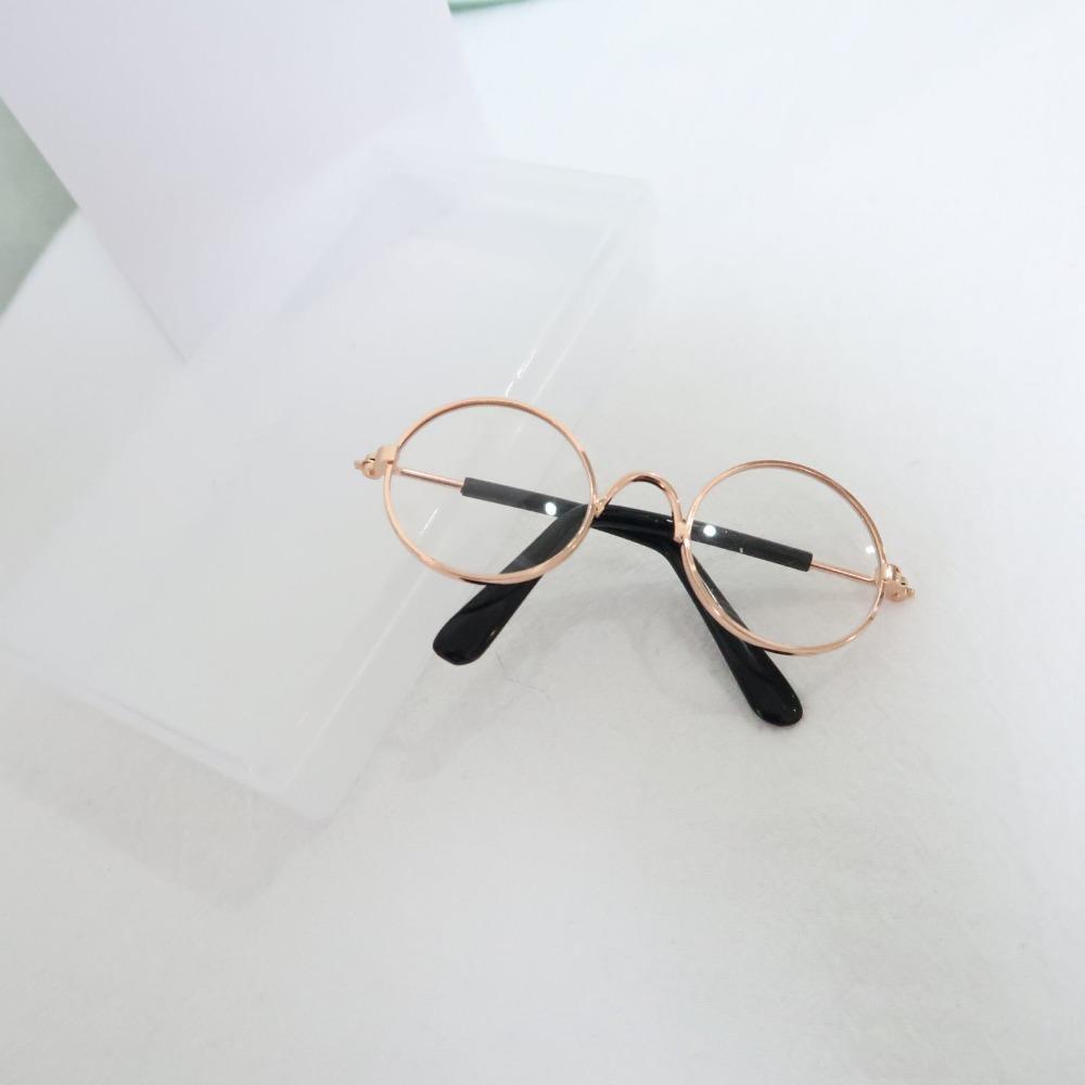 Toys Round Frame Glasses Multi Color Toy Decorative Glasses Miniature Eyeglasses  for 20CM Doll