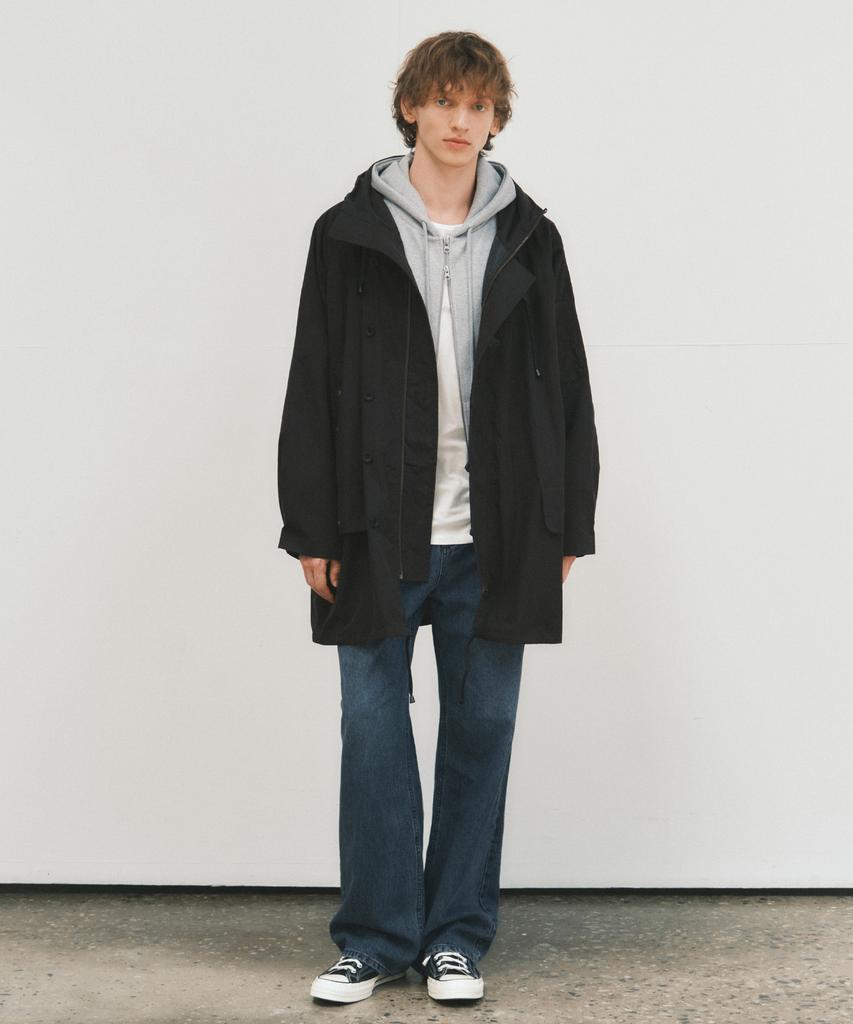 Wednesday Oasis N-3B Fishtail Flight Jacket_Black(Wc25-Ot03)
