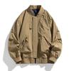 M-8XL Men's American Style Loose Baseball Jacket - Trendy Casual Spring/Autumn Outerwear