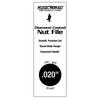 MUSIC NOMAD Diamond Coated Nut MN653 File, .020 inch,