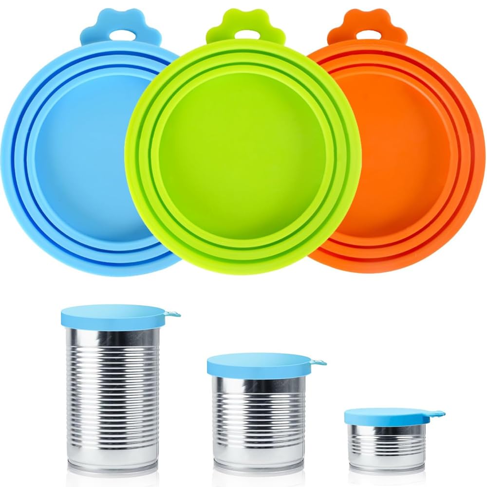 Canning Lids for Pets, Silica Covers, Sealing Containers, Pet Canning Lids,